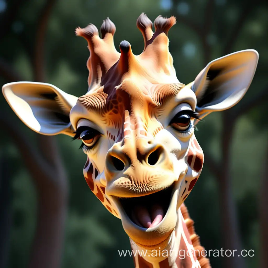 Joyful-Giraffe-with-Radiant-Smile