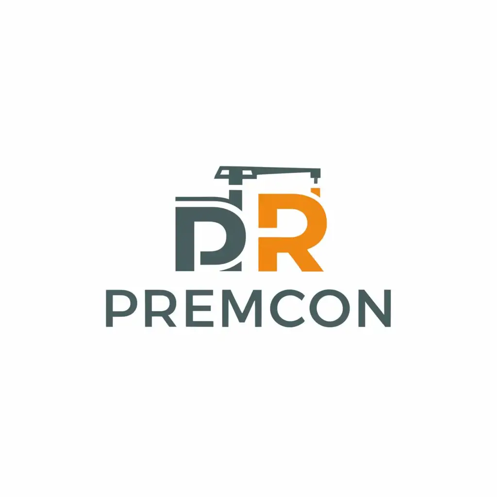 a logo design,with the text "PREMCON", main symbol:create a logo called "PREMCON",  the logo is "PREMCON",  The industry the company operates is property development and construction of new homes. We are aimed to reach high quality homes and projects and wish to be represented by quality with high end excellence to detail.


We prefer not a text logo as the logo however exceptions will be considered for creative design.

I am after a badge or logo to go with the brand to be cross represented/utilised with other company names such as premcon group, premcon constructions and premcon developments.

PREMCON logo can be featured as a subentry with the words Premcon Developments tied together and/or Premcon Projects. Also careful consideration can be given to featuring the words underneath banner adds with: Resi, Commercial, Industrial to state the areas the company operates in.


Key requirements:
- A minimalist design style: I'm looking for a clean, simple, and uncluttered aesthetic that can communicate my logo clearly without confusion.
- A combination of text and icon: The logo/badge should be a cohesive blend of text and iconography, and be expressive of my brand's identity.,Minimalistic,be used in Construction industry,clear background