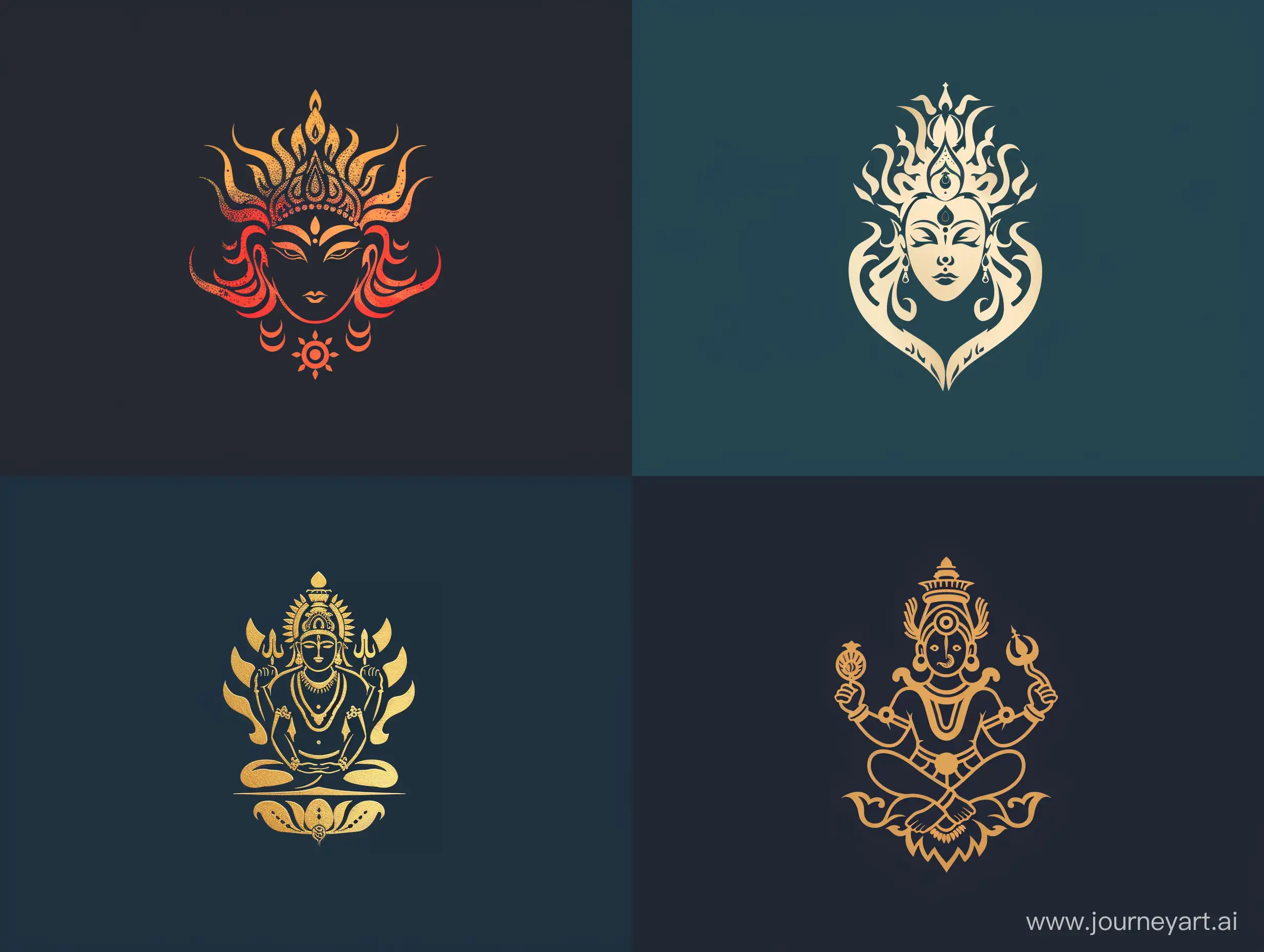 Vibrant-Indian-Mythology-Logo-with-Intricate-Details