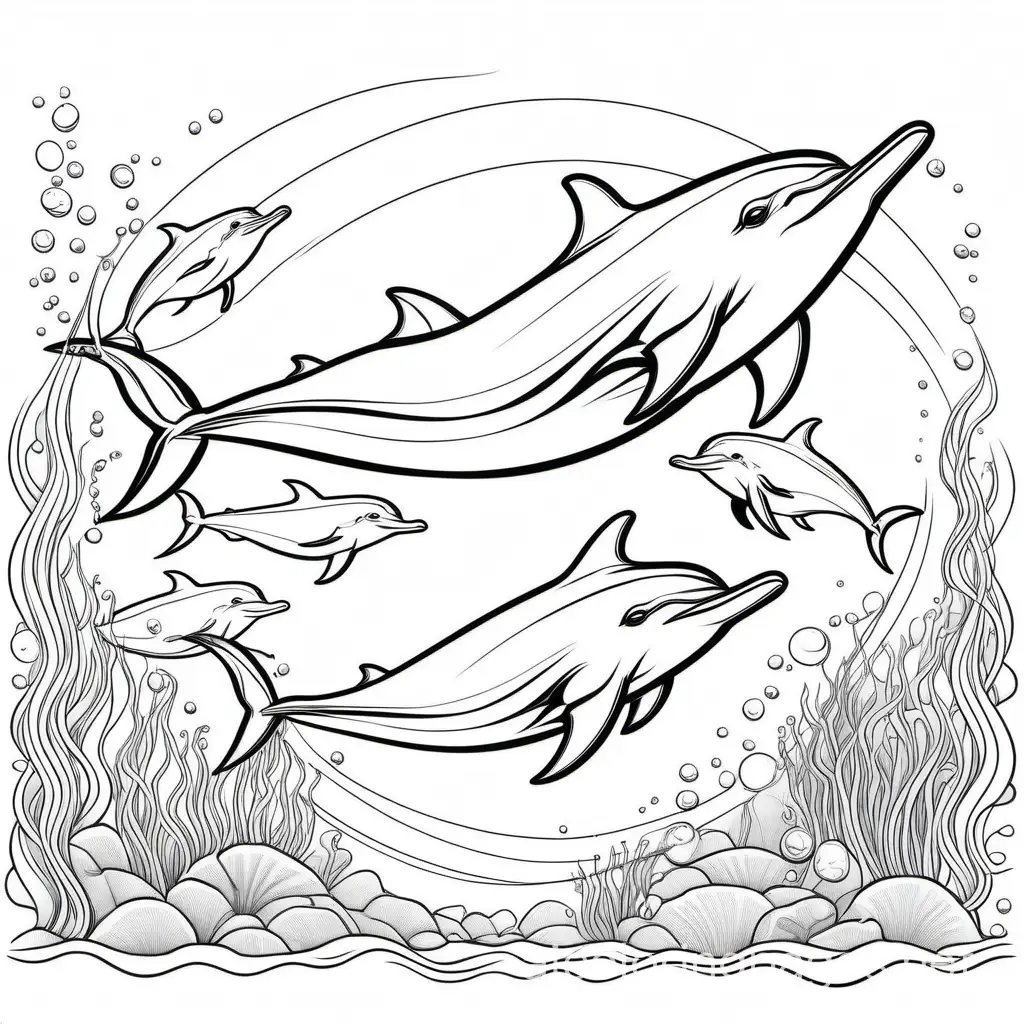 Dolphins-Stingrays-and-Fish-Coloring-Page-for-Kids