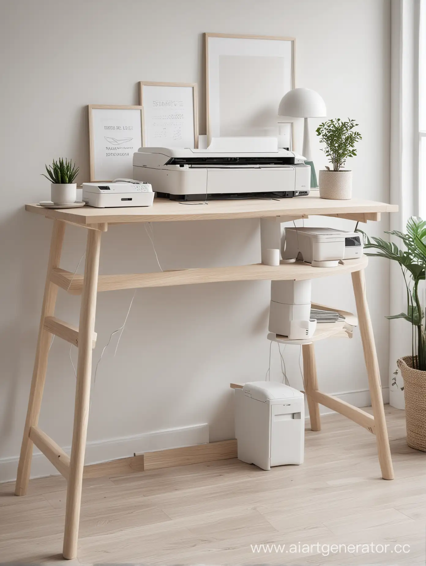 Modern-Office-Interior-with-Bright-Lighting-and-Tabletop-Printer