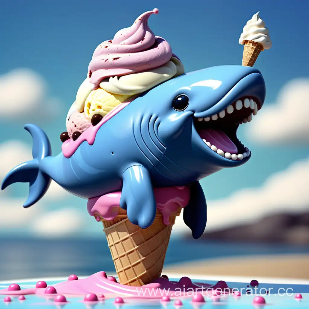 Whimsical-Ice-Cream-Whale-Sculpture-Playful-Sea-Creature-with-Sweet-Delights