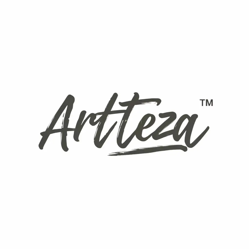 a logo design,with the text "Arteza", main symbol:Az,Minimalistic,be used in Entertainment industry,clear background