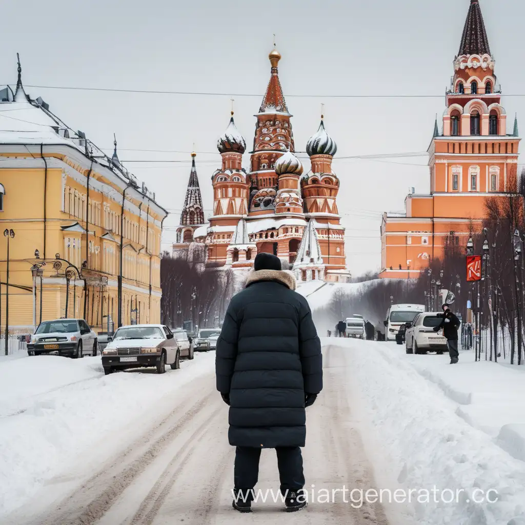 Мужчина в городе Россия
