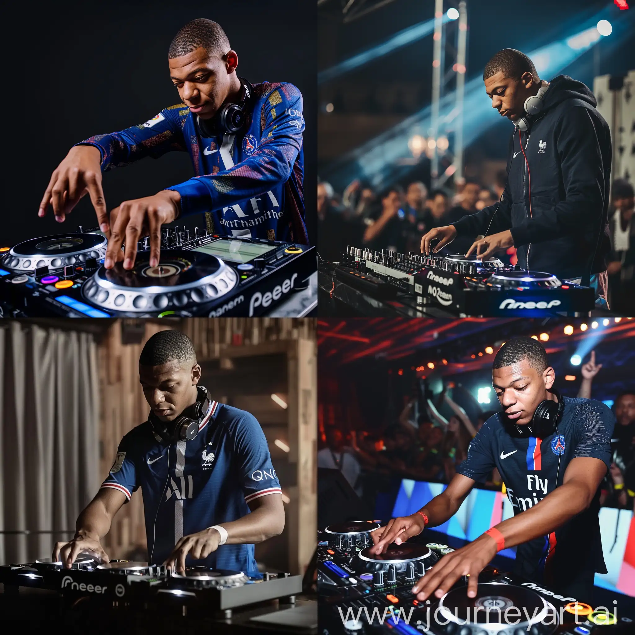 Mbappe as a dj