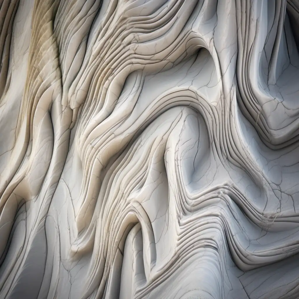 Captivating Natural Wave Structure in Rock Formation