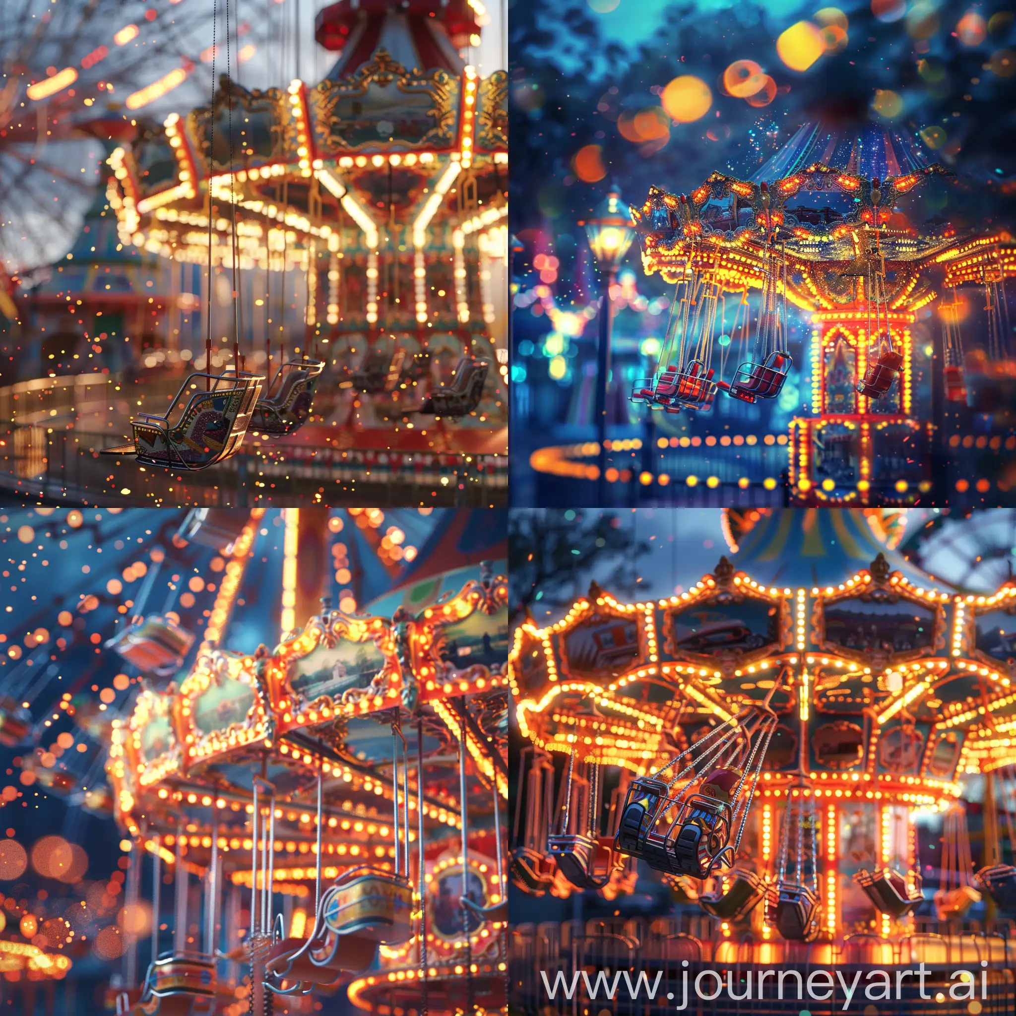 Amusement Park, ultra sharp focus,, high quality, 8K Ultra HD, Photo taken with a Canon EOS R5 camera photographer.photorealistic, mesmerizing digital paintinglight particles), colorful, cmyk colors, strong backlit, bokeh, high resolution, high detail