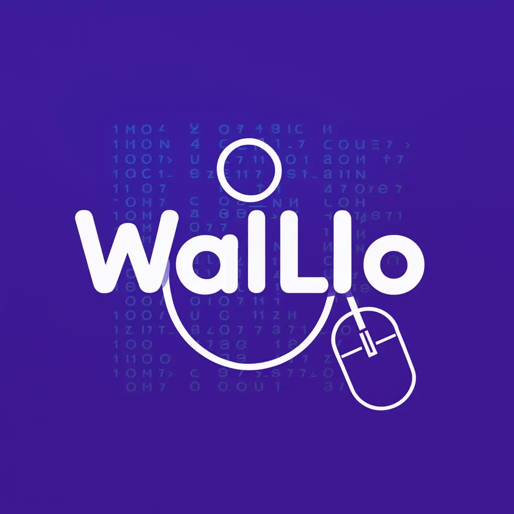 LOGO-Design-For-Wallo-TechInspired-Coding-with-Connected-Mouse
