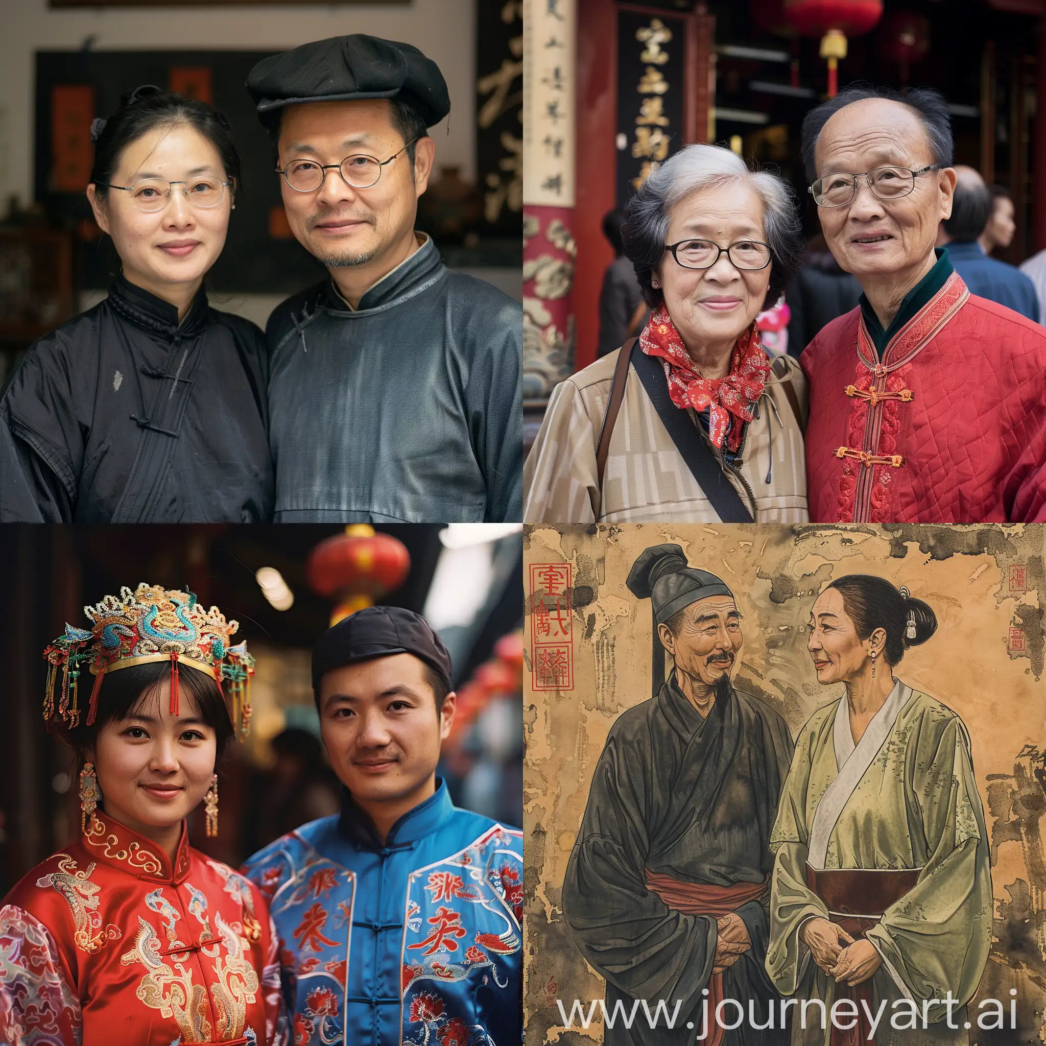 Traditional-Chinese-Couple-in-Elegant-Attire