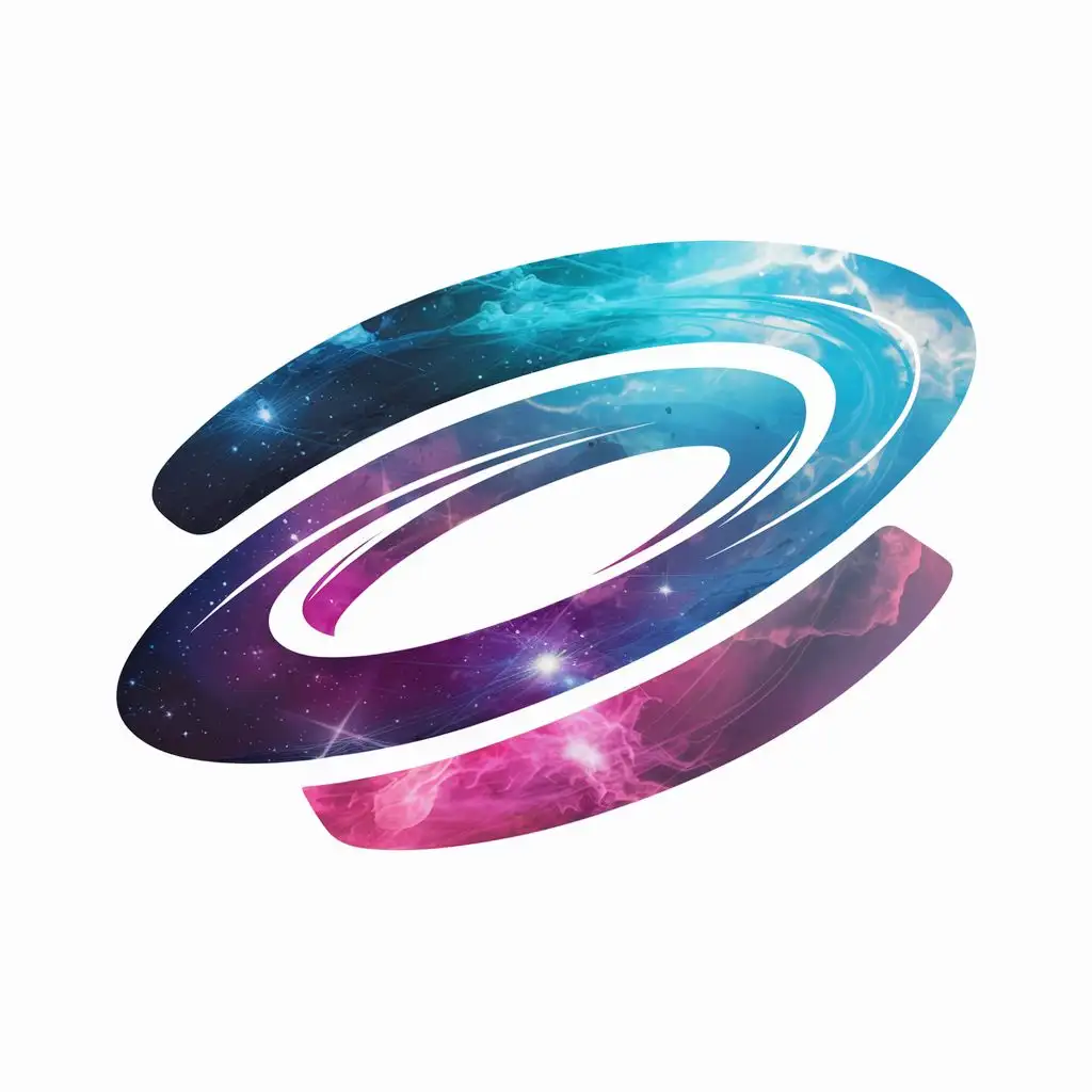 Colorful Galaxy Logo Design for Multifaceted Company