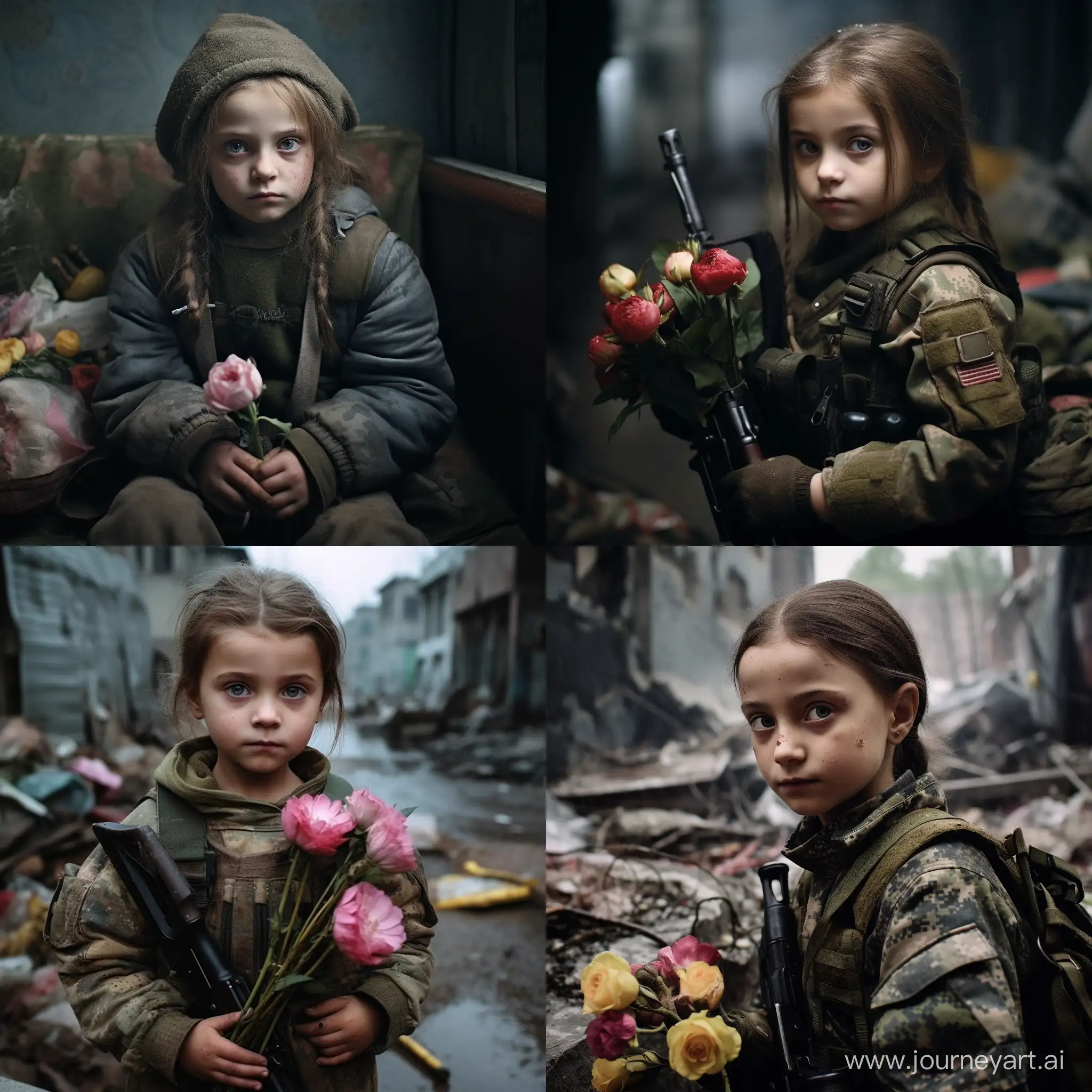 A little girl from Ukraine is waiting for her father on her birthday. But the father is at war against Russia.