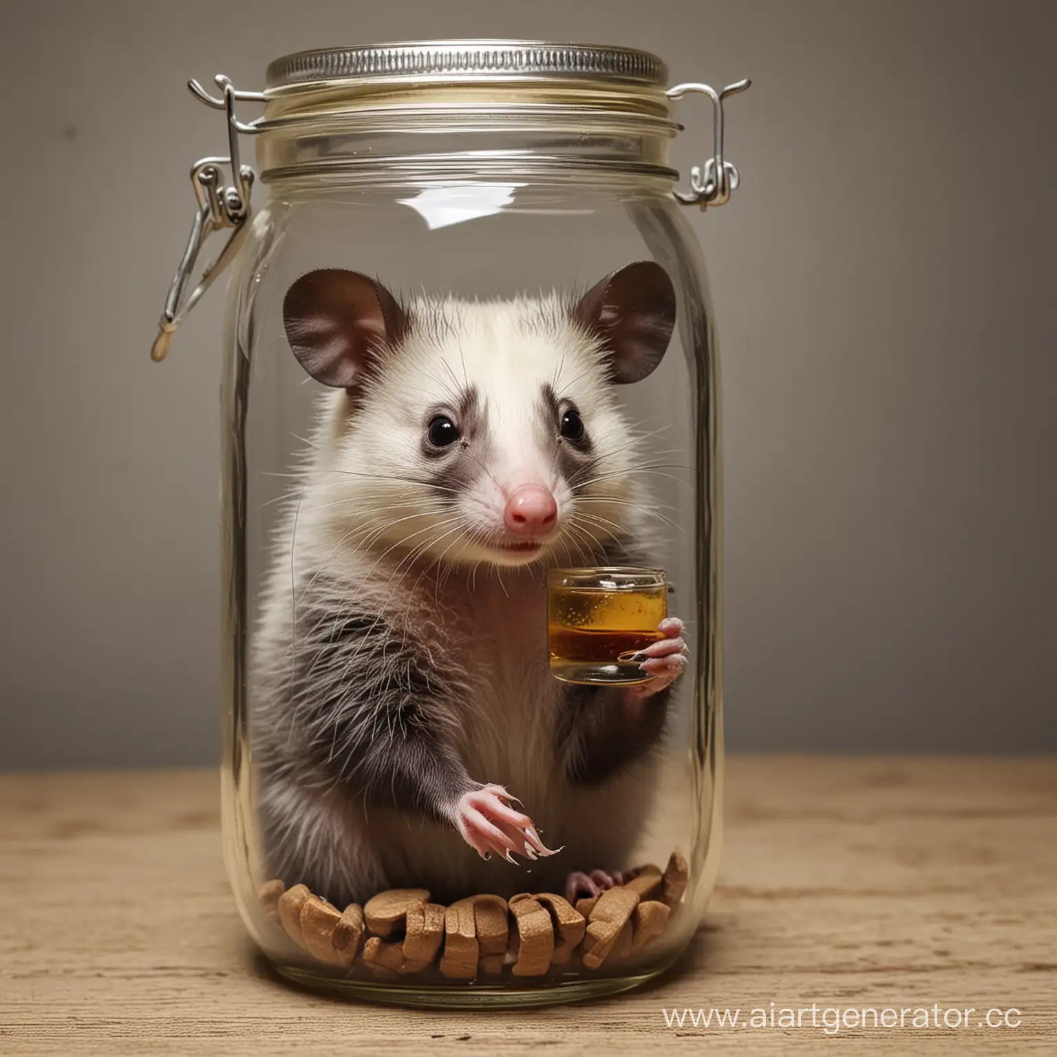 Preserved-Opossum-in-Jar-with-Alcohol