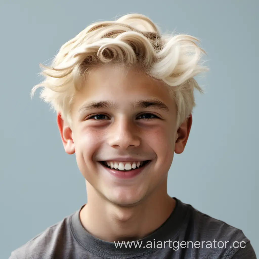 Cheerful-Young-Boy-with-Bright-Blond-Hair-Smiling