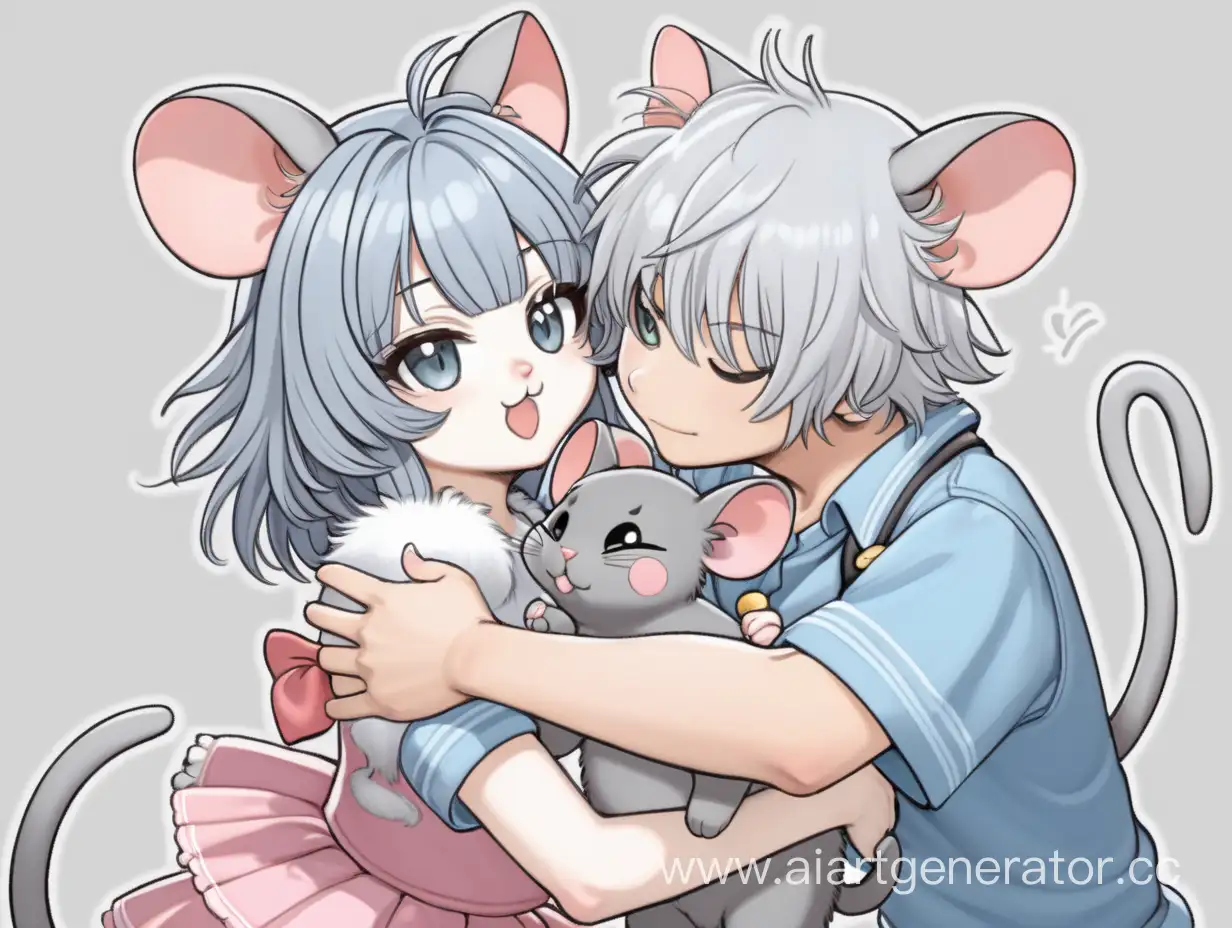 Animestyle-Humanized-Cat-and-Mouse-Romance