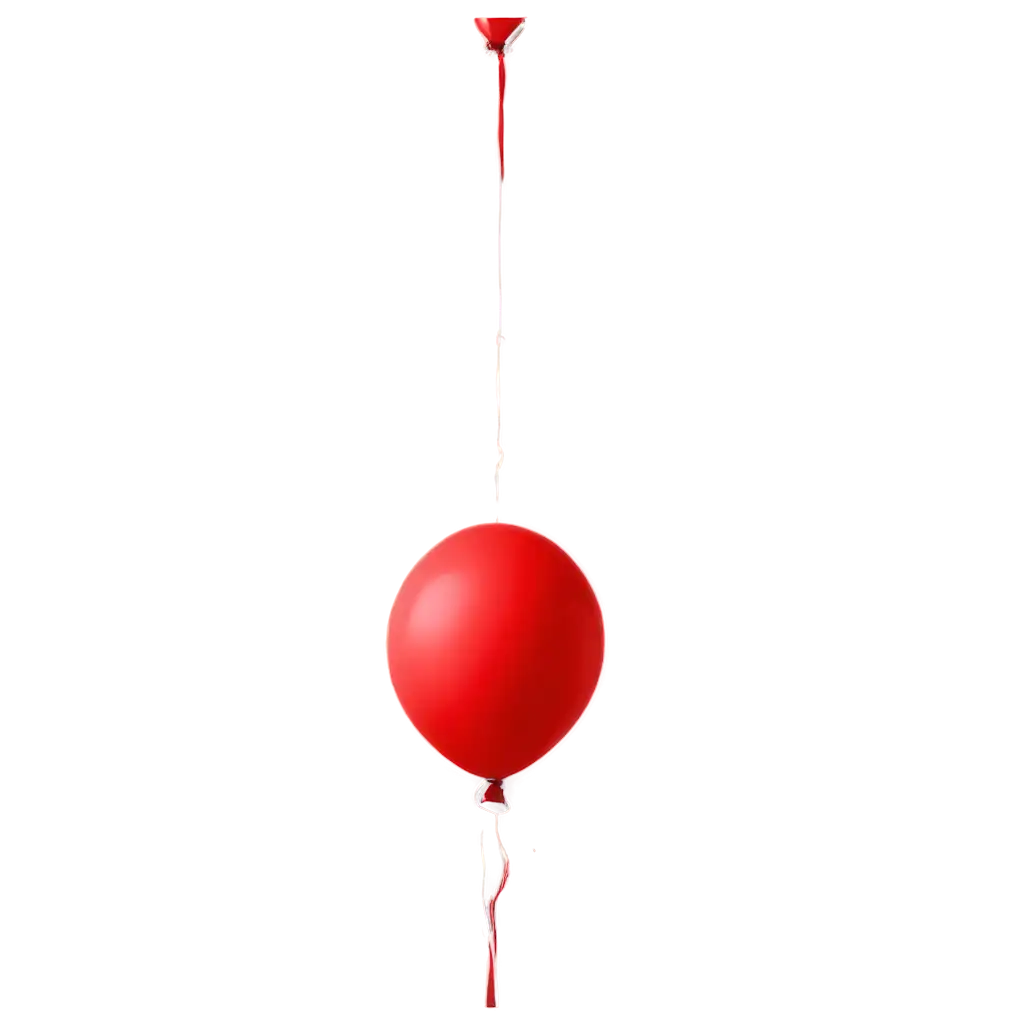 Vivid-Red-Balloon-PNG-Image-Enhance-Your-Designs-with-HighQuality-Transparency