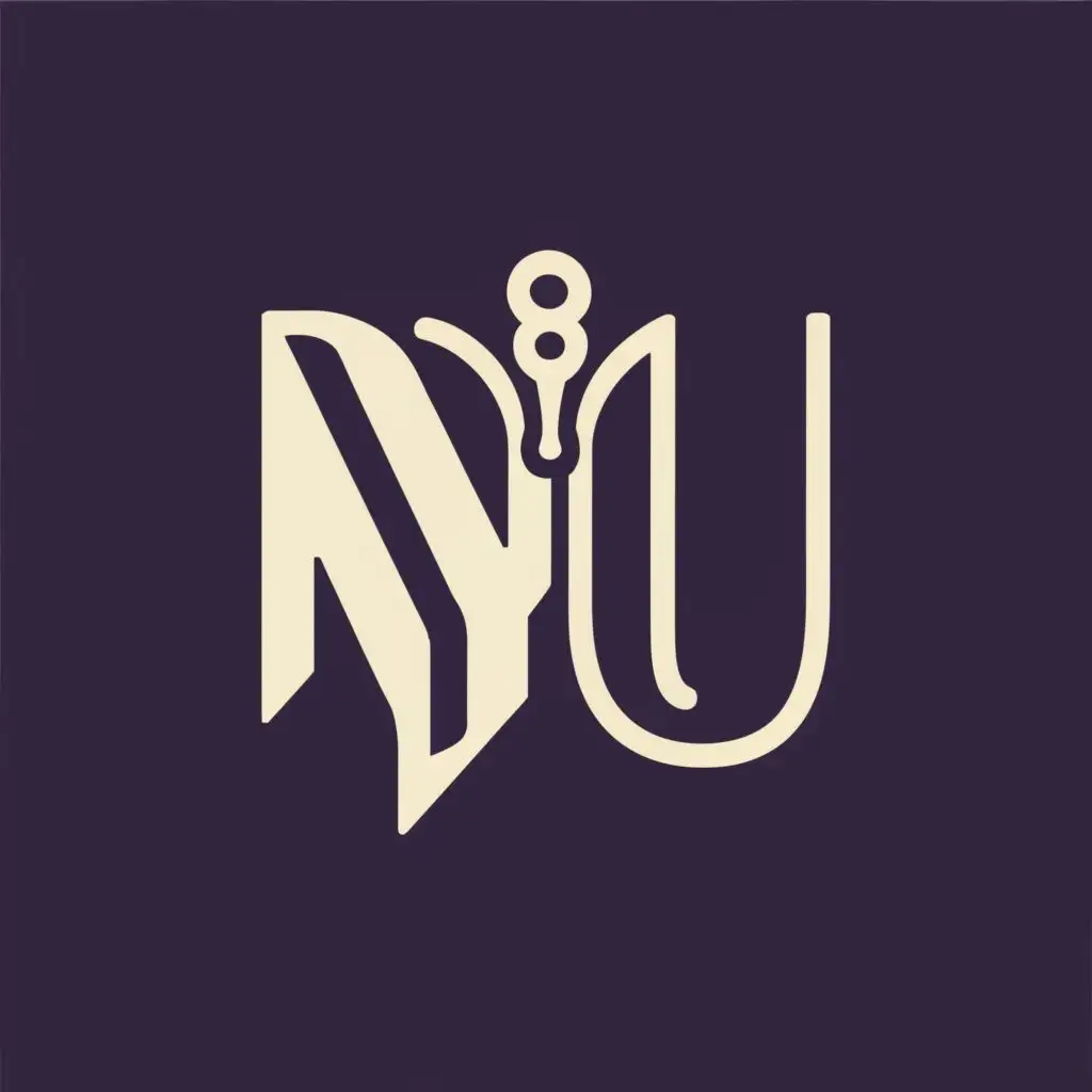 logo, Modern, with the text "Nyu", typography, be used in Restaurant industry