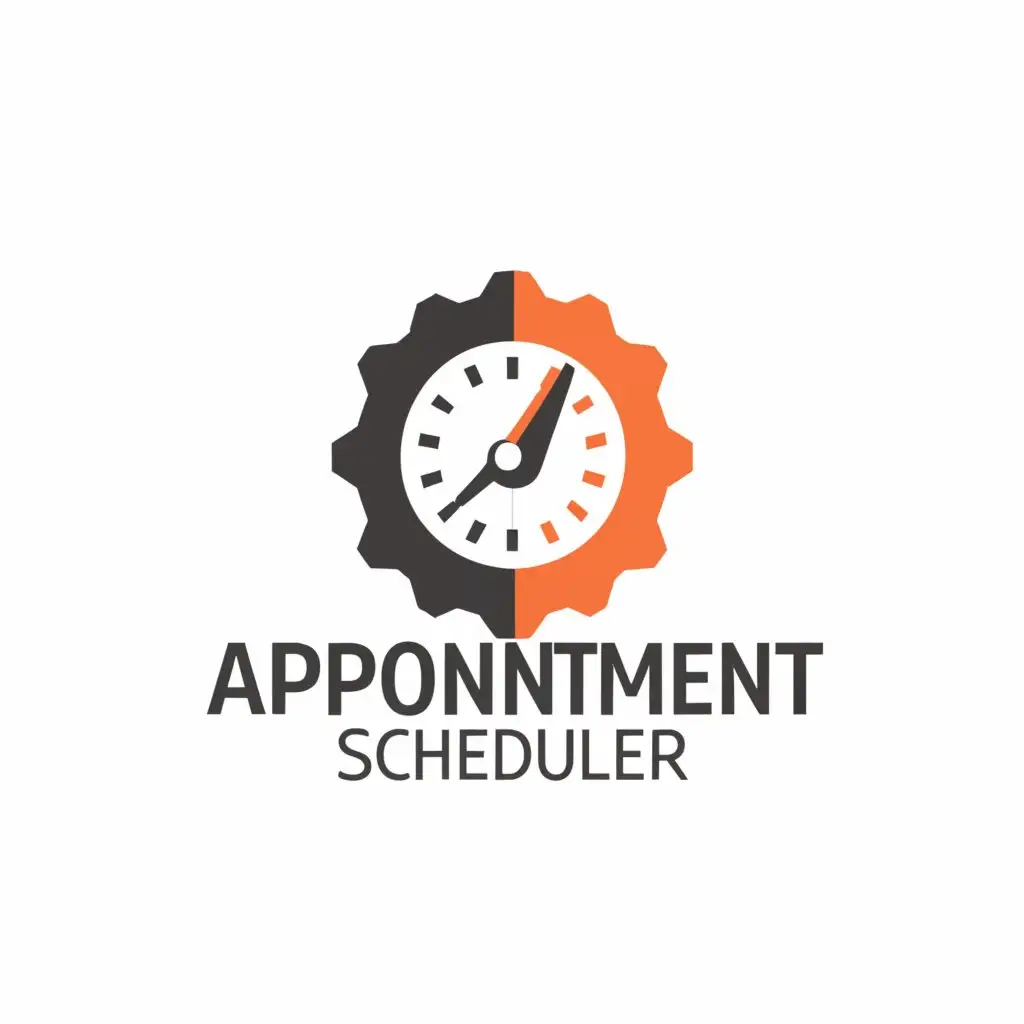 a logo design,with the text "Apointment scheduler", main symbol:System,Moderate,be used in Technology industry,clear background