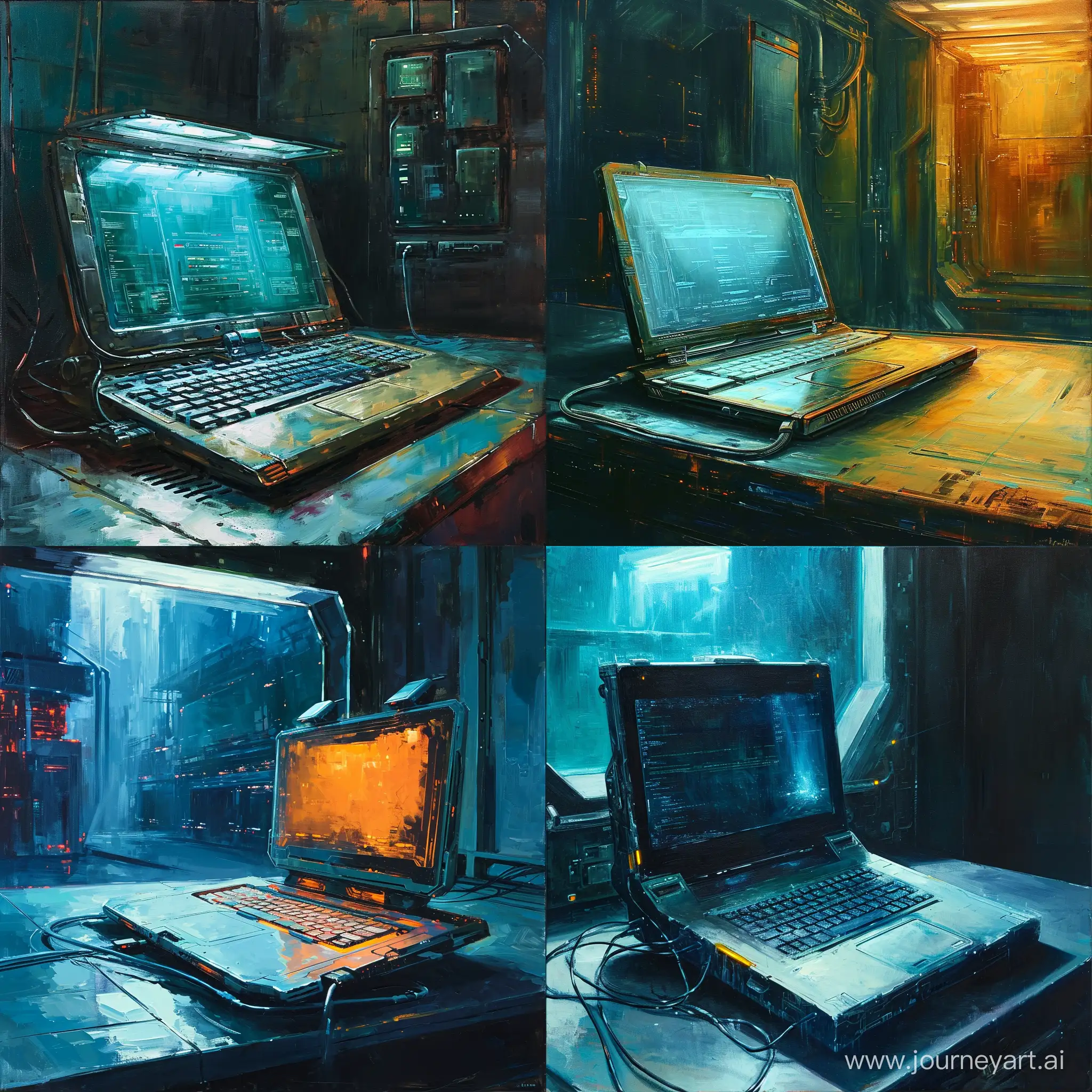 Futuristic-Laptop-in-Far-Future-Concept-Art-Oil-Painting-Style