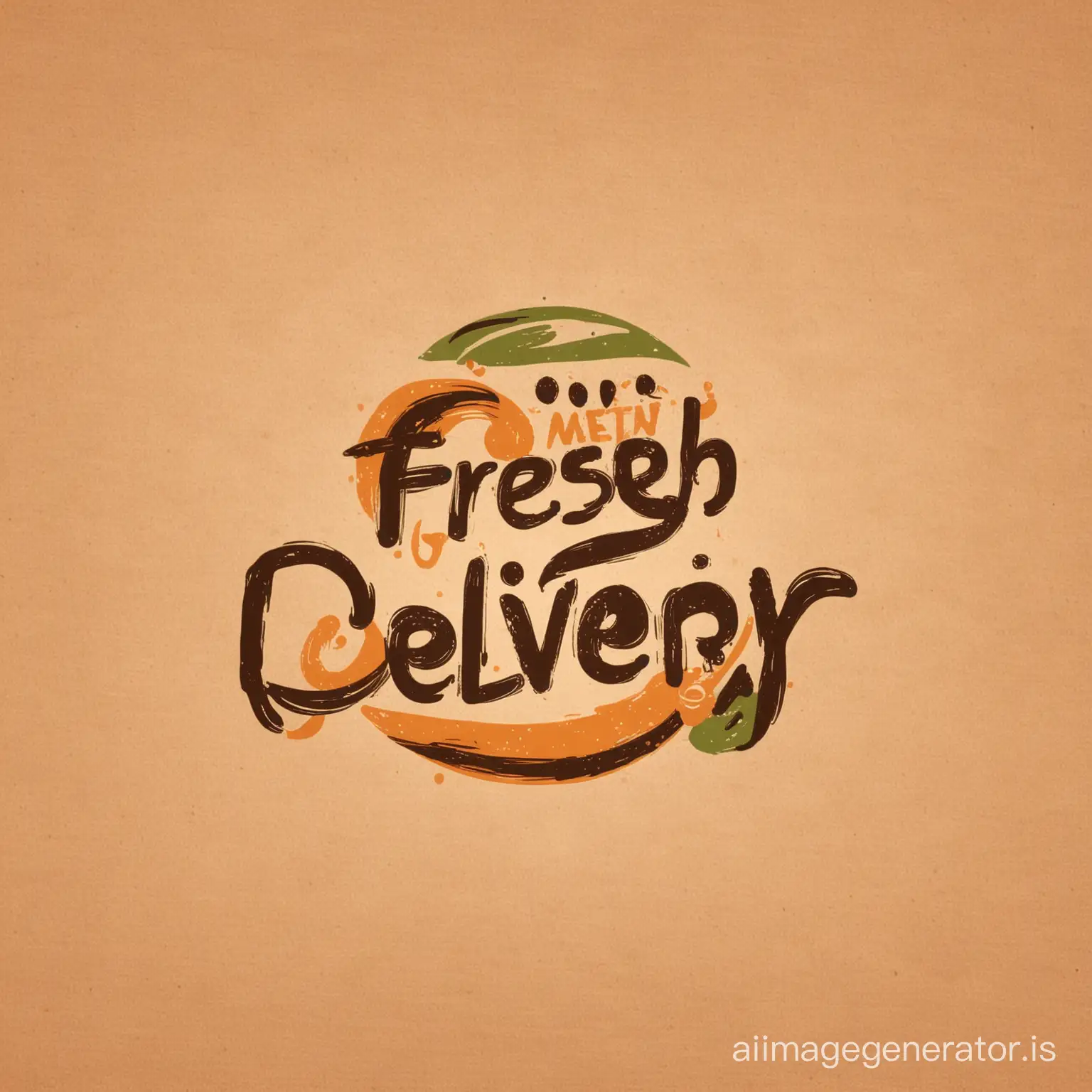 Generate a logo of my food delivery website and website name is fresher