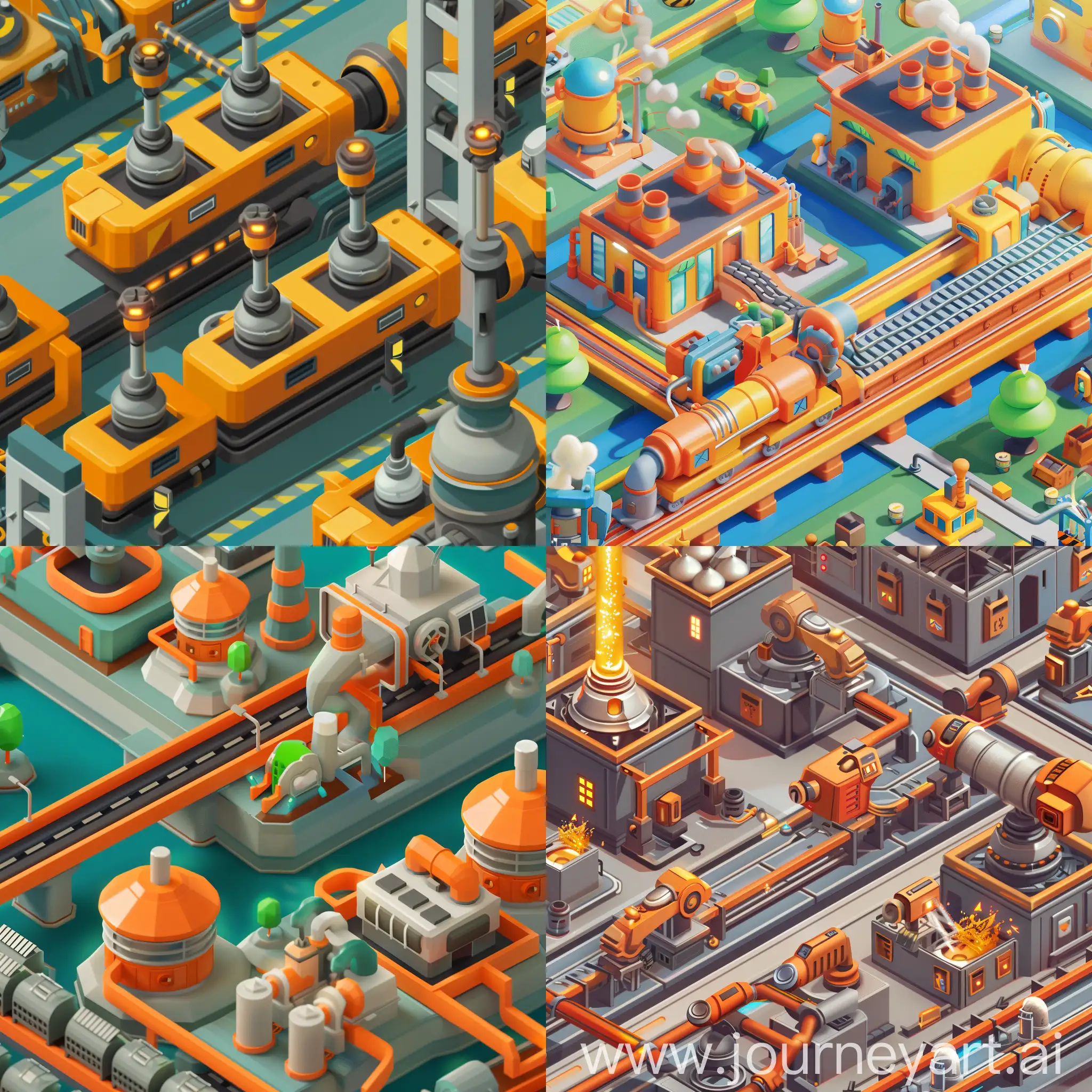 Clicker-Factories-Game-Background-Industrial-Factory-Landscape