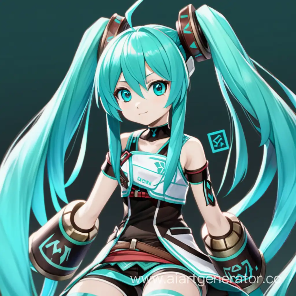 Hatsune miku худая, играет в доту 2, за pudge