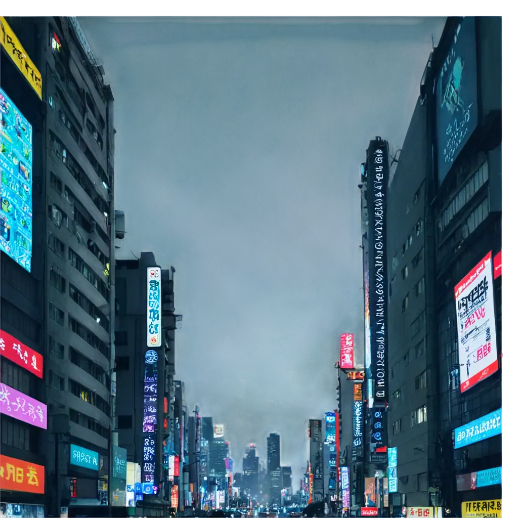 Cyberpunk-Tokyo-PNG-Futuristic-Urban-Art-with-Neon-Lights