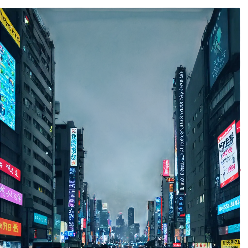 cyberpunk theme, Tokyo
