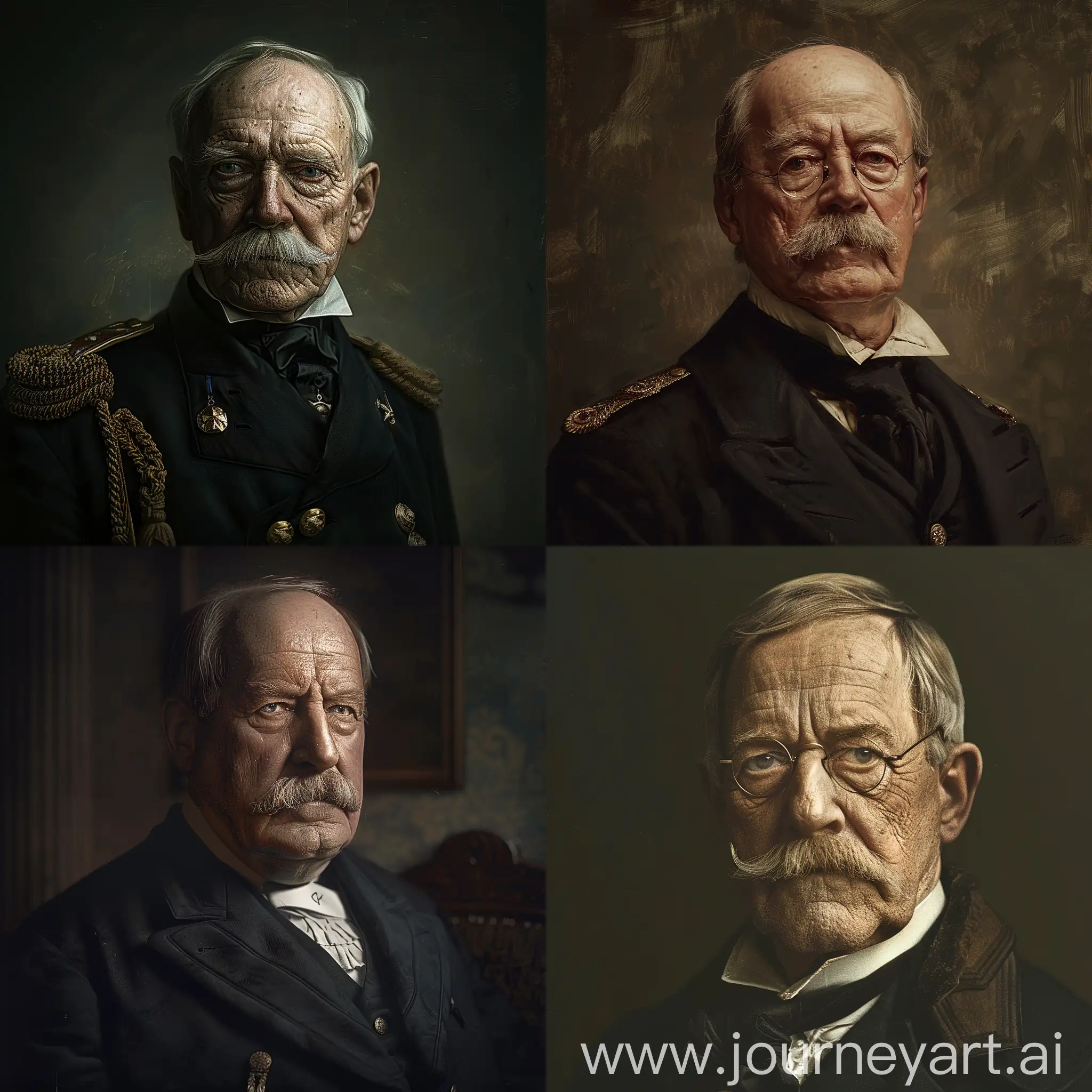 Historical-Portrait-of-Otto-von-Bismarck-in-Chiaroscuro-Lighting