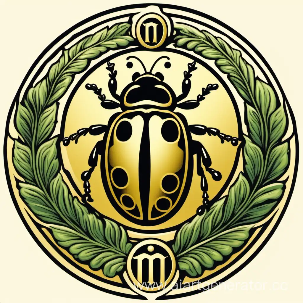 Luxurious-Burghers-Estate-Golden-Ladybug-Logo