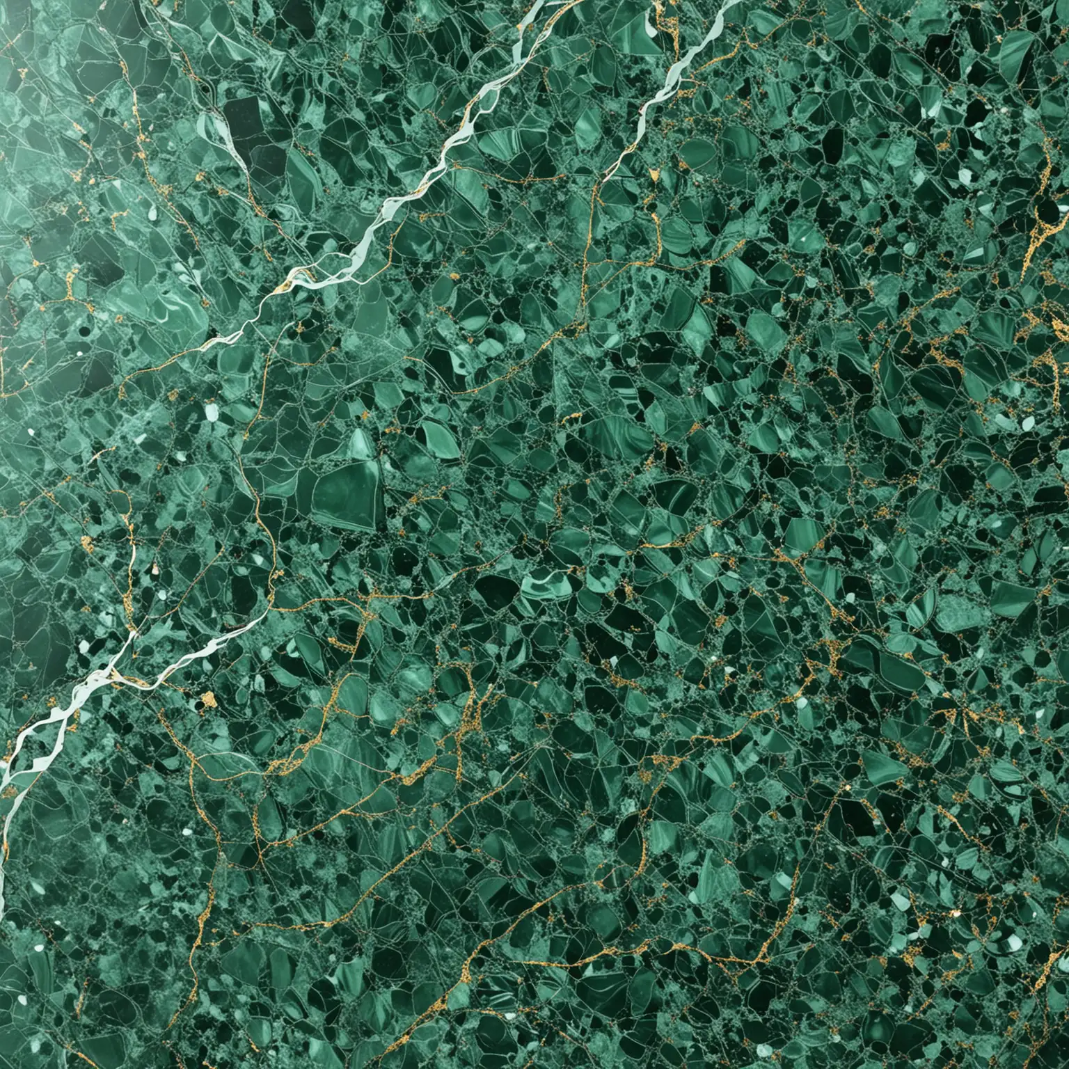 Shimmering Green Marble Textured Background