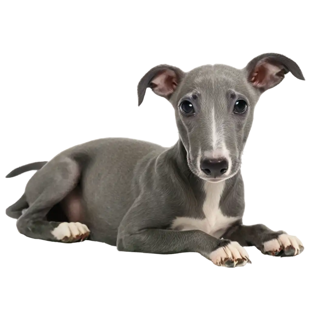 Exquisite-PNG-Image-of-a-Lying-Grey-Whippet-Puppy-Capturing-Sublime-Canine-Serenity