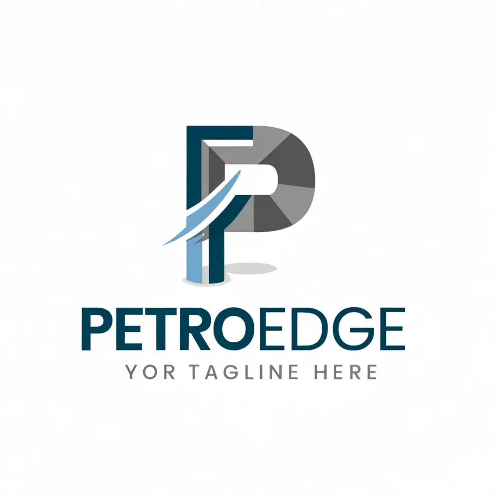 a logo design,with the text "PETROEDGE", main symbol:trust,Moderate,be used in Construction industry,clear background
