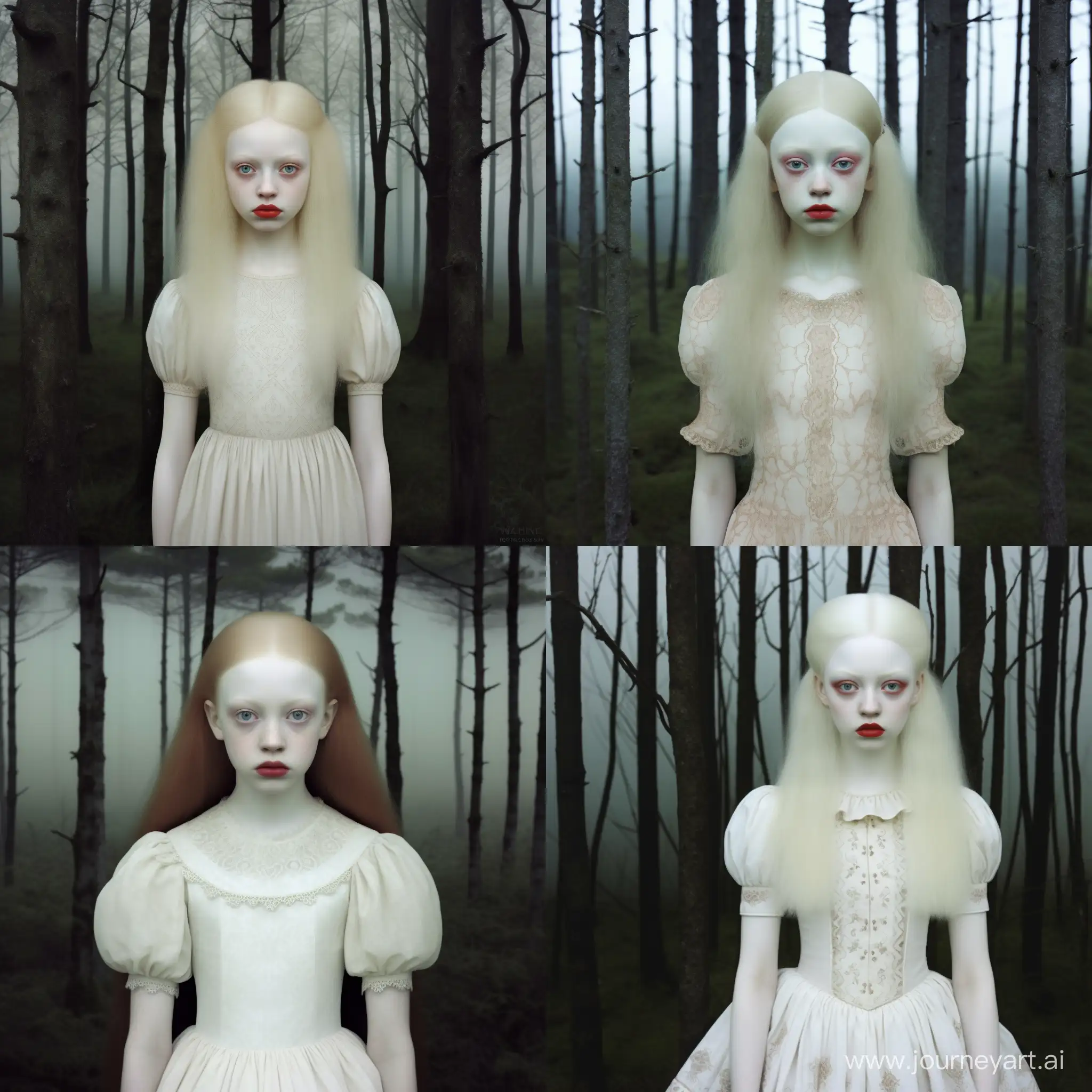 Captivating-Albino-Girl-Portrait