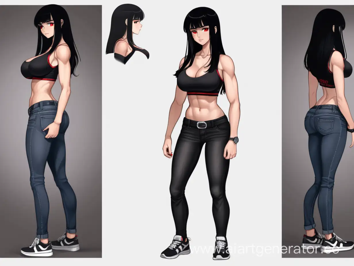 Tall-Muscular-Girl-with-Striking-Red-Eyes-and-Black-Attire