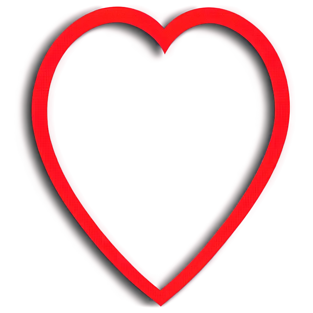 Vibrant Large Red Pixel Heart PNG Image Capturing Emotion and Clarity ...