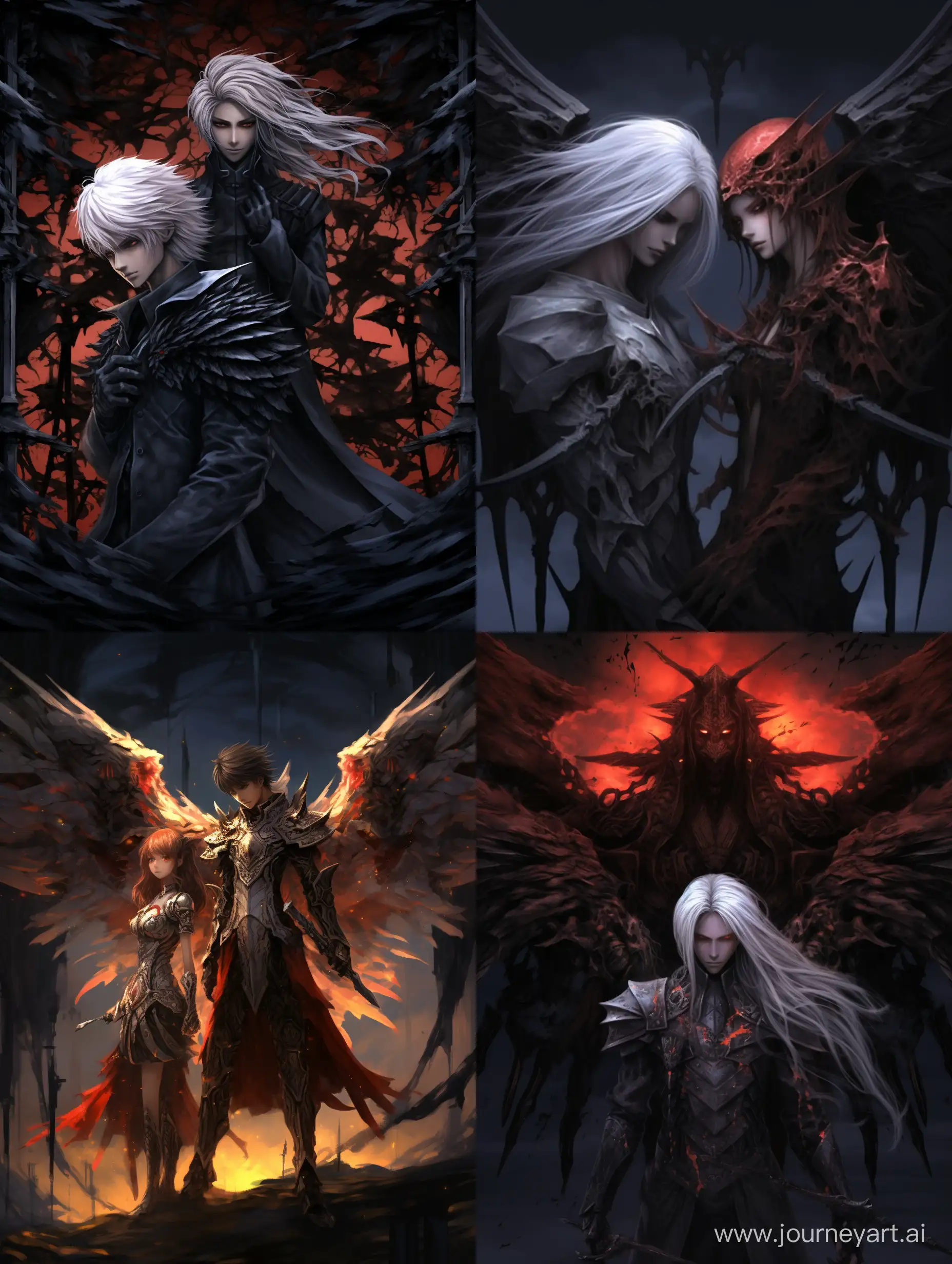 Angel and demon anime