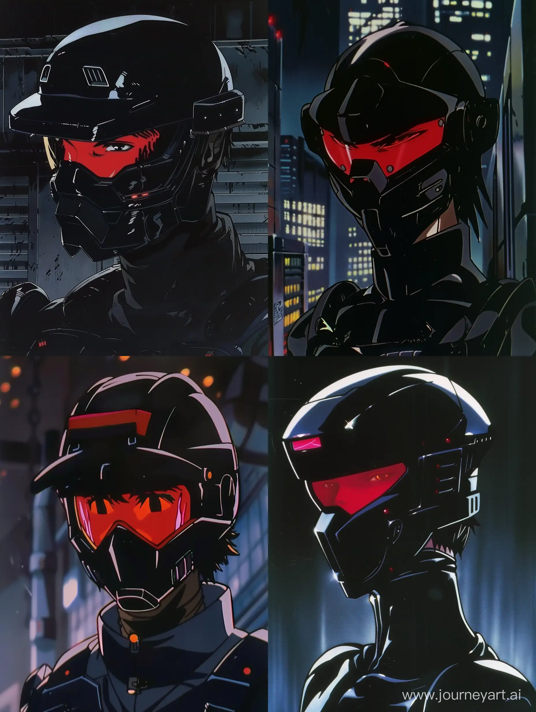 Dark-Future-Anime-Scene-Cyberpunk-Character-with-Black-Mask-and-Red-Visor