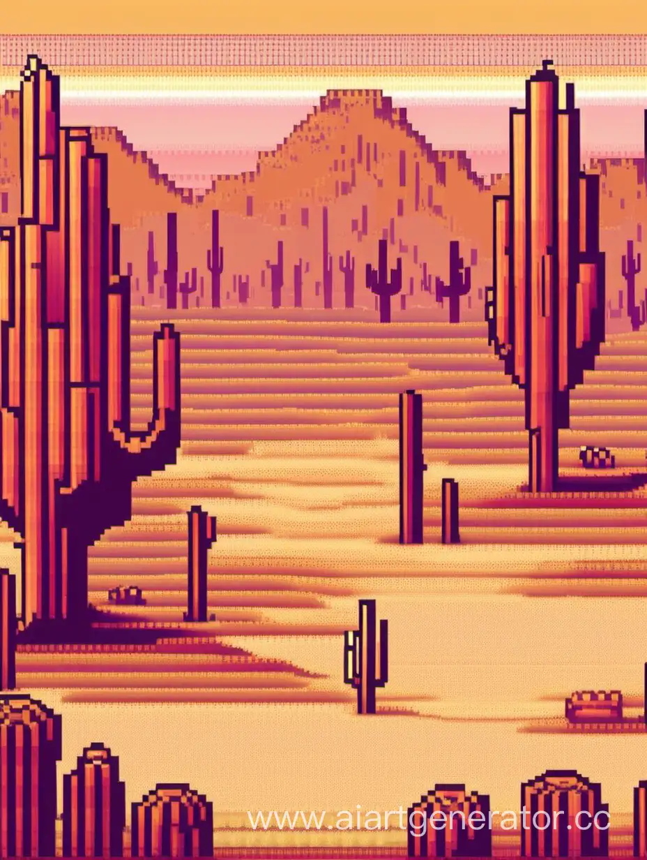 пиксельная пустыня