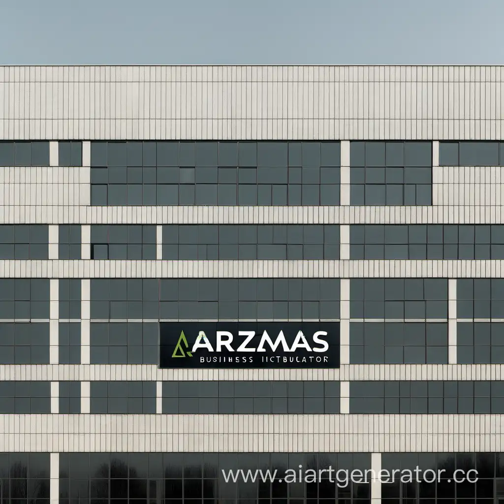 Арзамас, бизнес-инкубатор, здание, вывеска