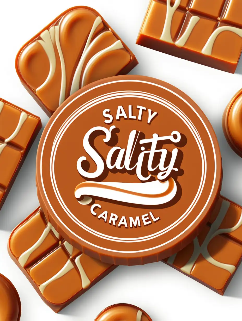 Delicious Salty Caramel Logo Design