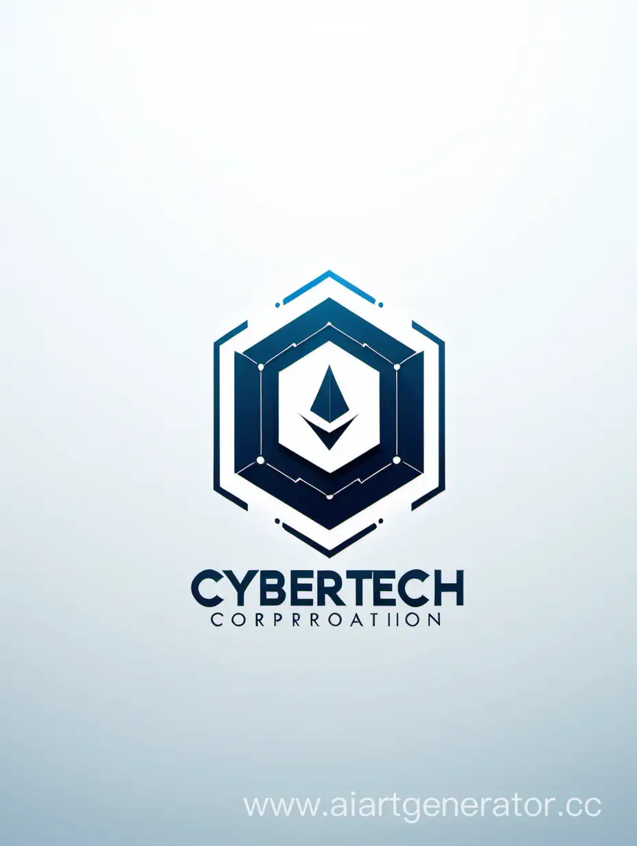 CyberTech corporation background is minimalist