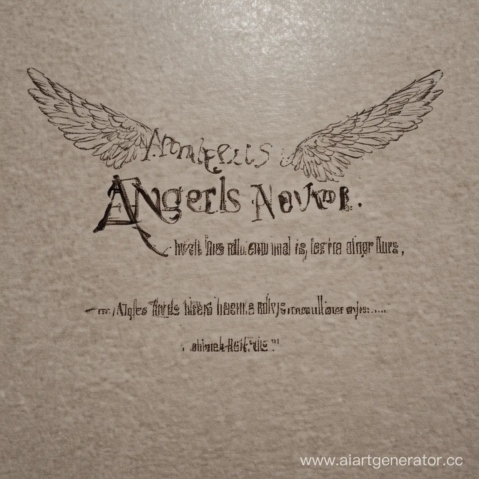 ANGELS NEVER DIE