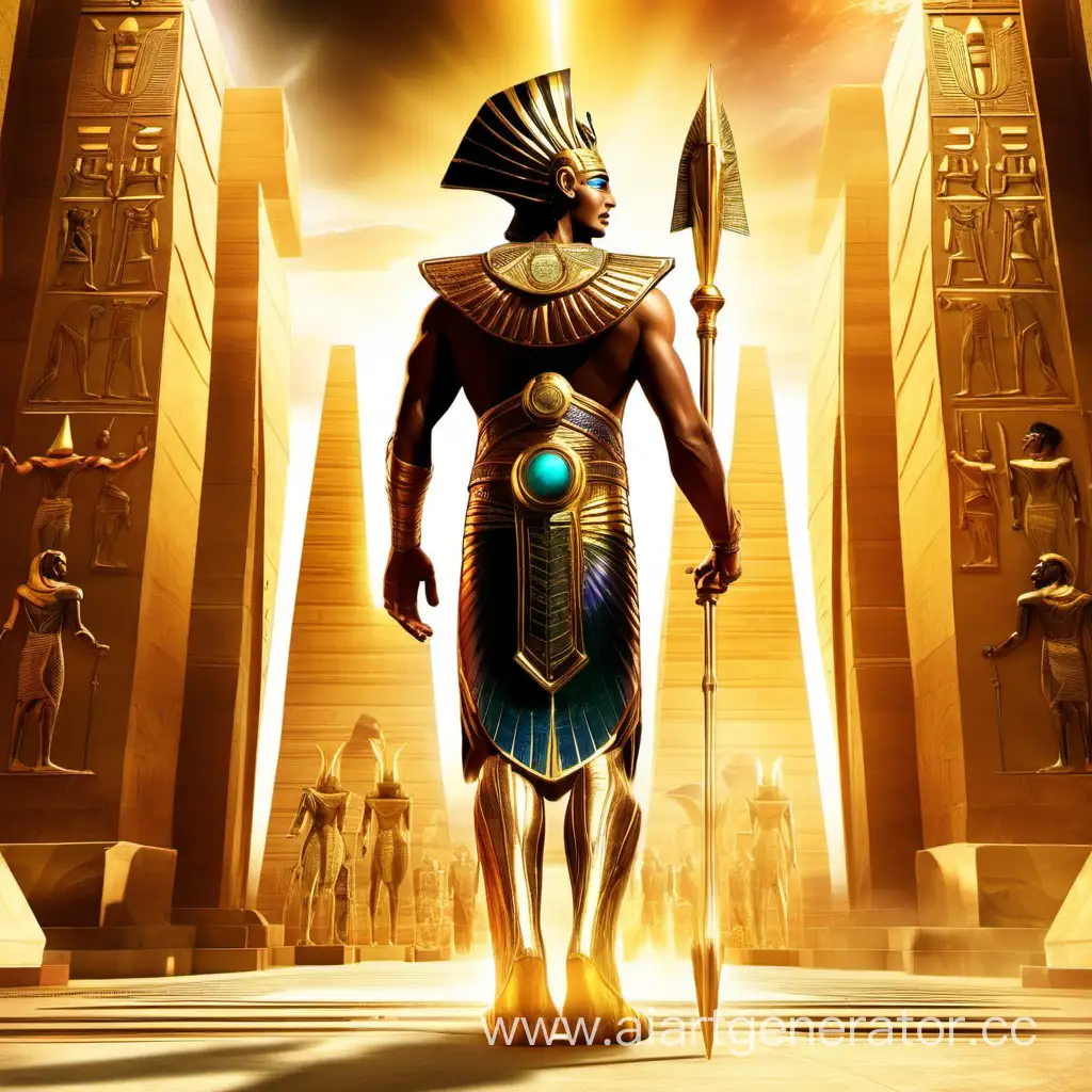 Боги Египта посвящают фараона в новый уровень доступа и могущества. У фараона открываются новые способности и к нему приходят более сильные энергии света