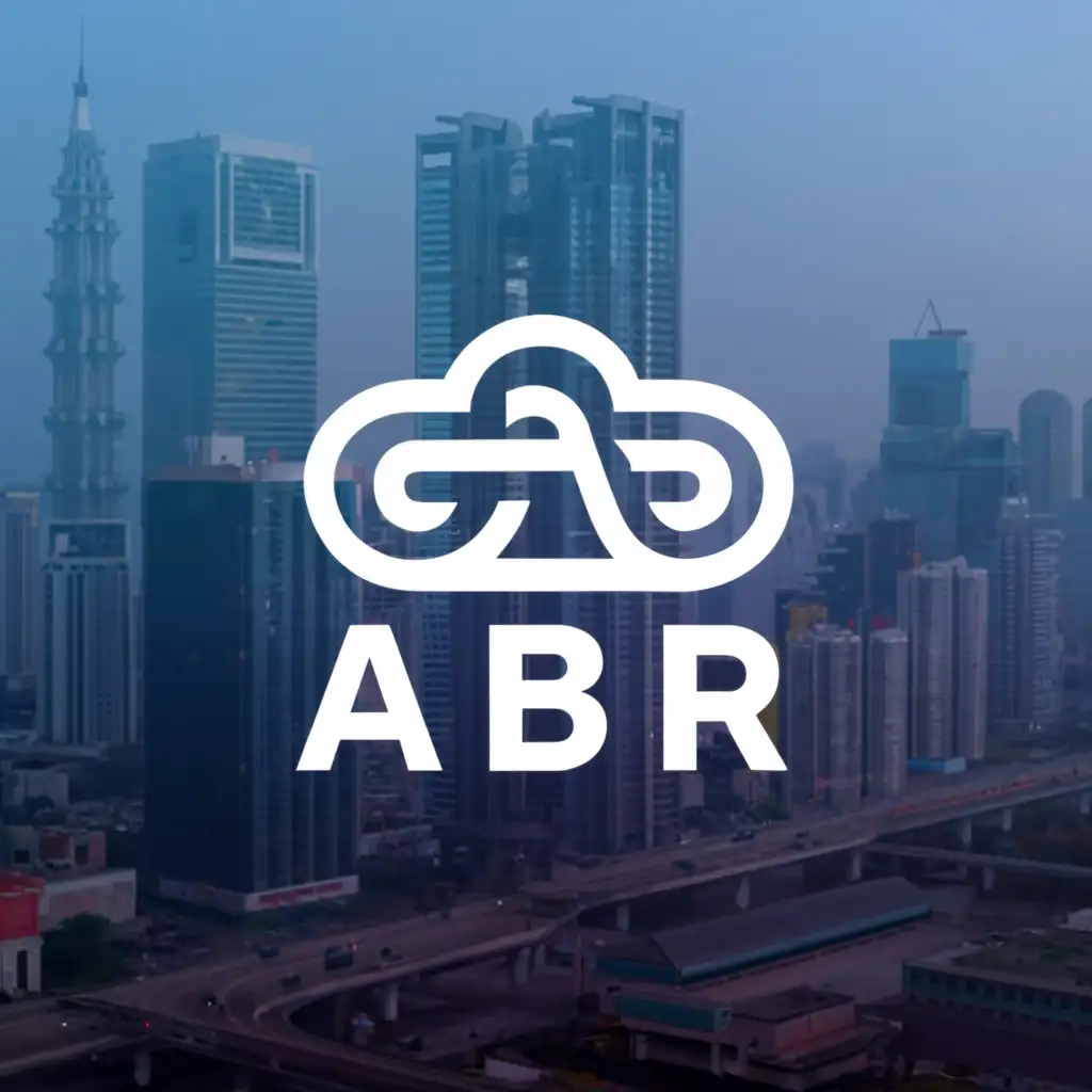 a logo design,with the text "Abr", main symbol:cloud,Moderate,be used in Internet industry,clear background