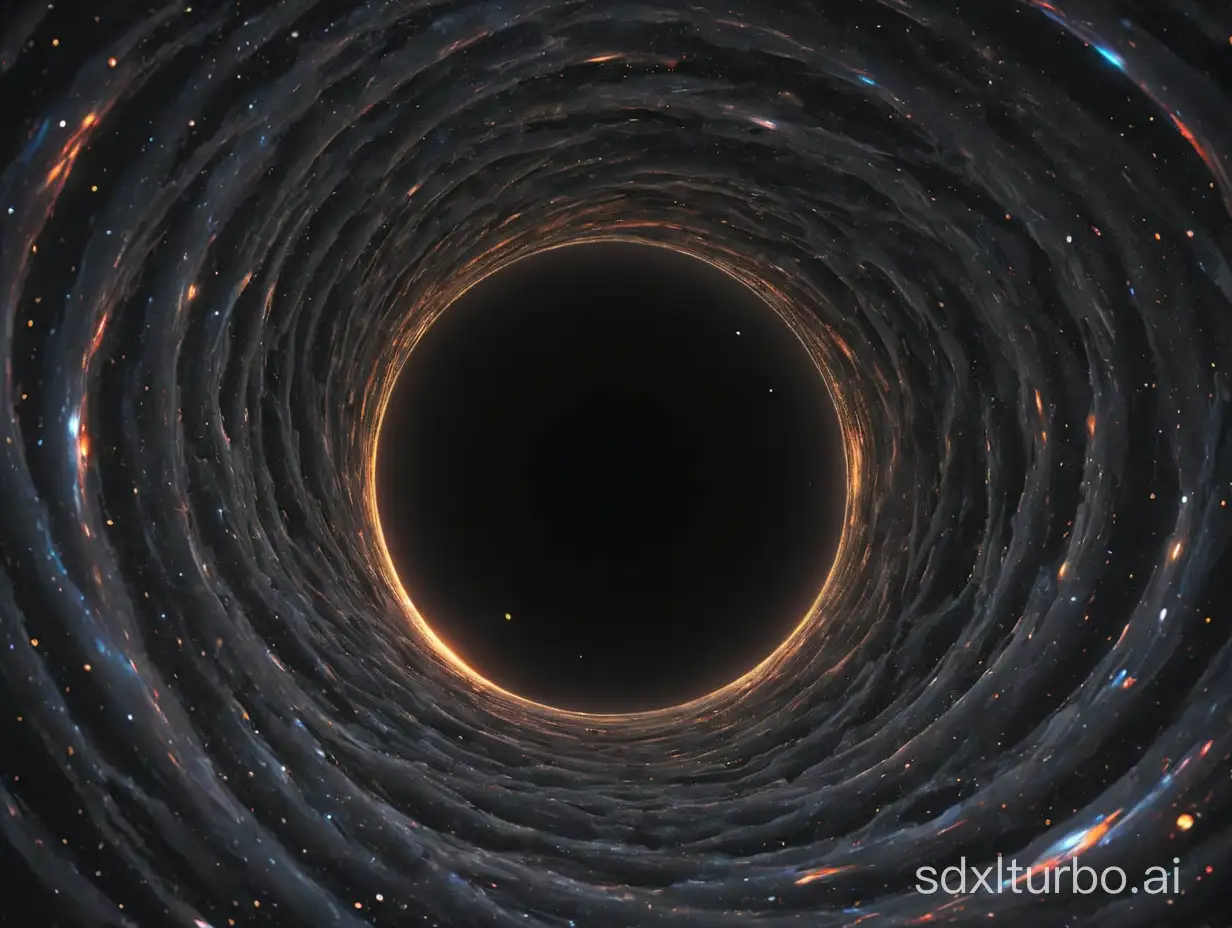 I'm in a black hole. Approaching the singularity. I see nothing and everything at the same time. Infinity is beautiful