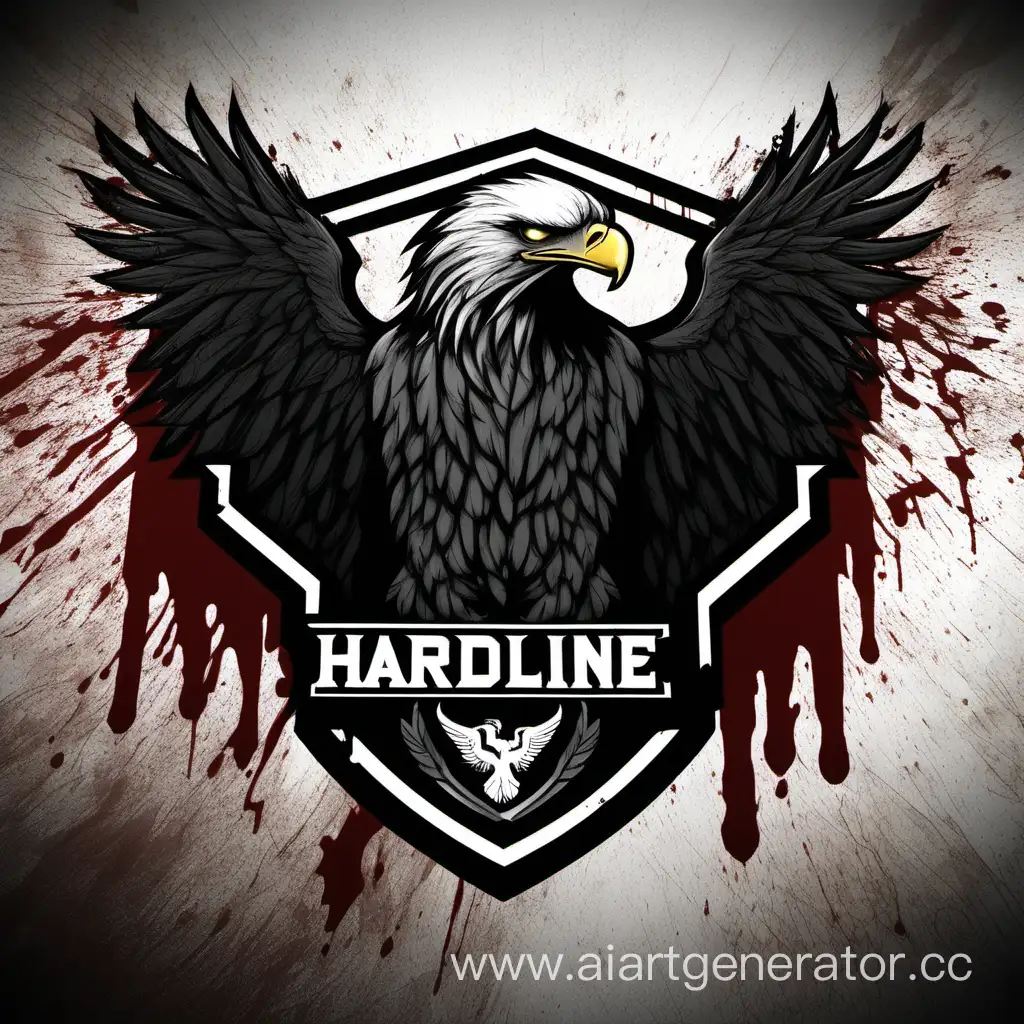 Bold-HARDLINE-Clan-Emblem-Featuring-Majestic-Eagle-and-Intense-Blood-Imagery