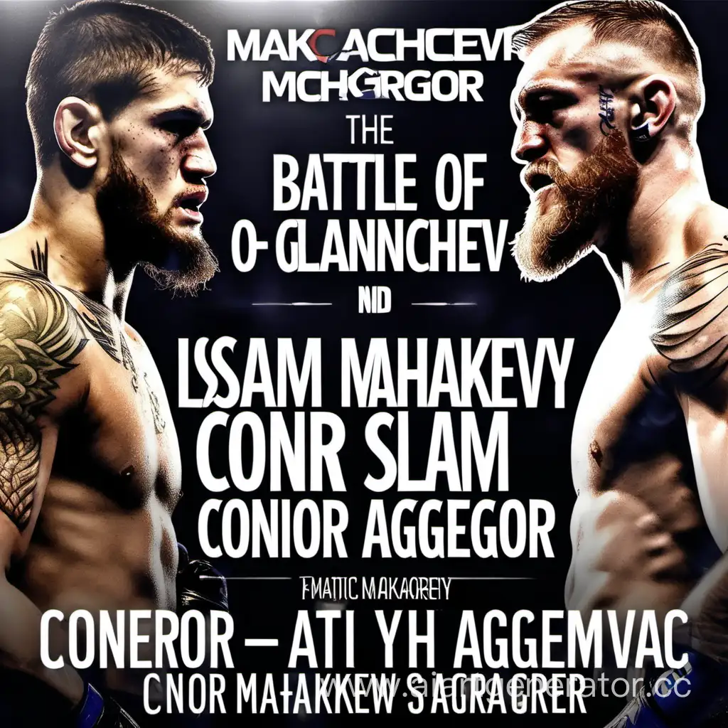 Intense-Staredown-Islam-Makhachev-vs-Conor-McGregor-UFC-Clash