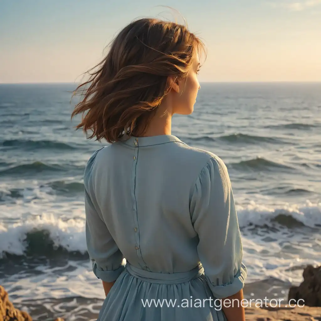 Curious-Girl-Contemplating-the-Vast-Ocean-View