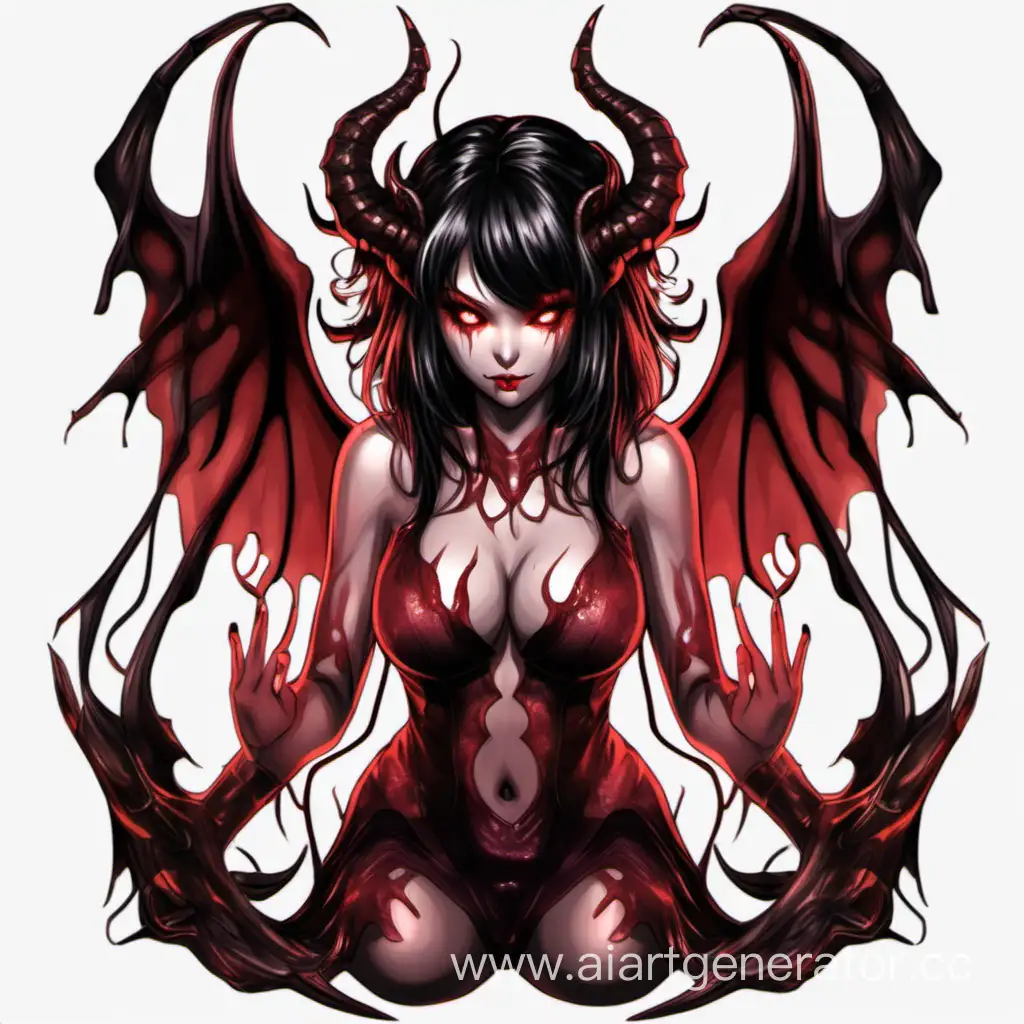 Enchanting-Demoness-with-Ethereal-Beauty-on-Transparent-Background