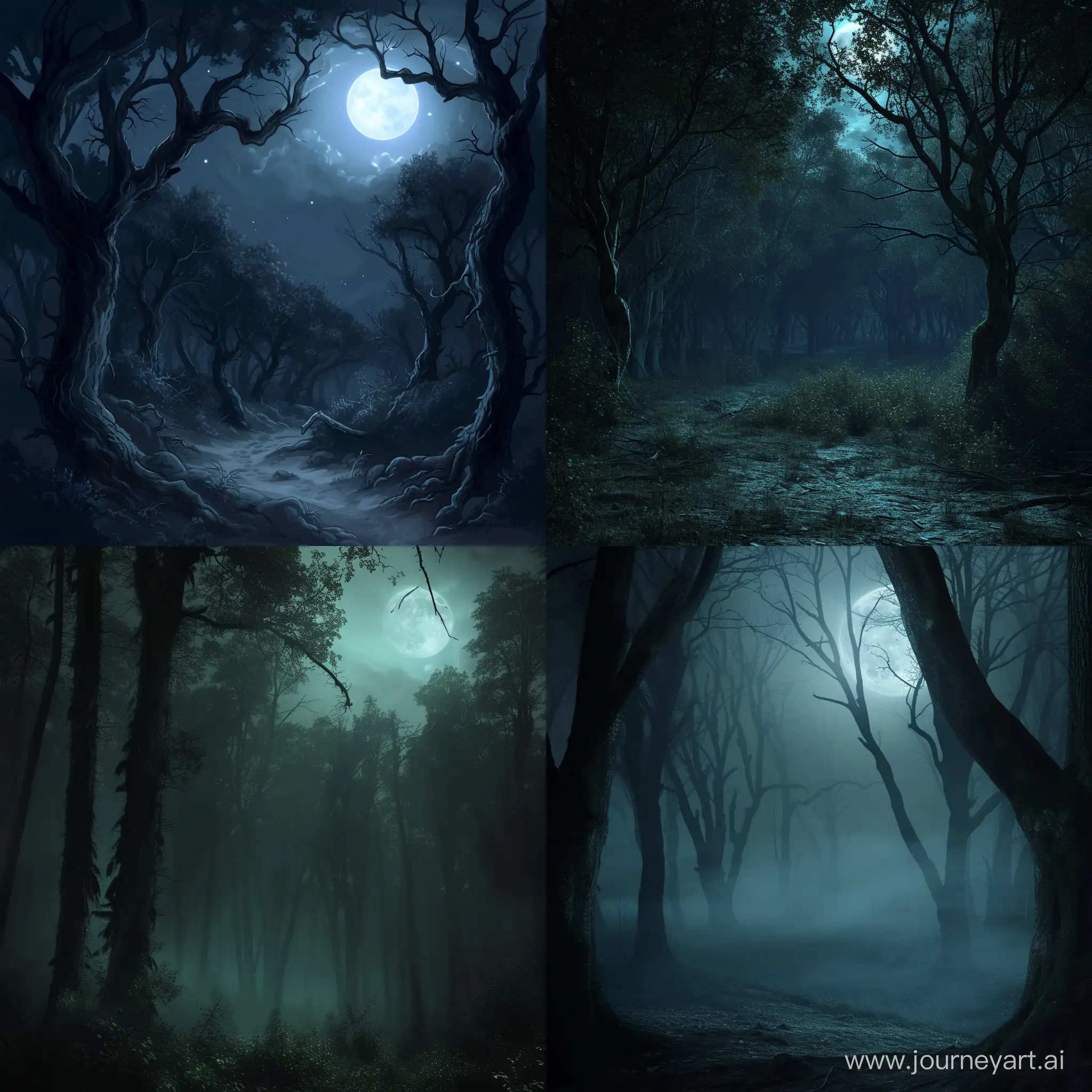 Moonlit-Creepy-Forest-at-Night